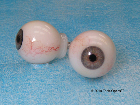 27mm Acrylic Human Glass Eyes with Vessels