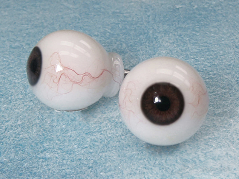 Yeux de poupée et de mannequin avec vaisseaux et veines 27 mm