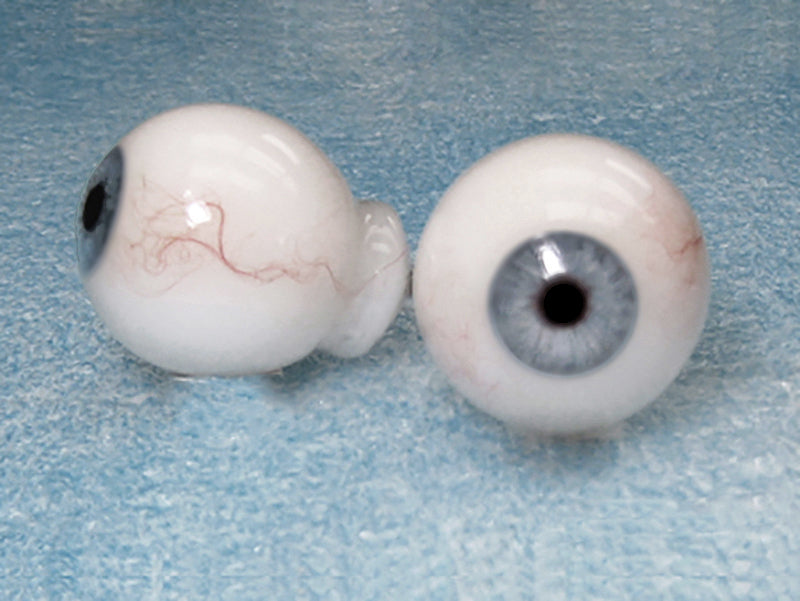 Yeux de poupée et de mannequin avec vaisseaux et veines 27 mm