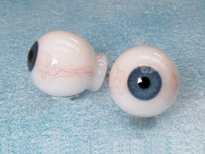 Yeux de poupée et de mannequin avec vaisseaux et veines 27 mm