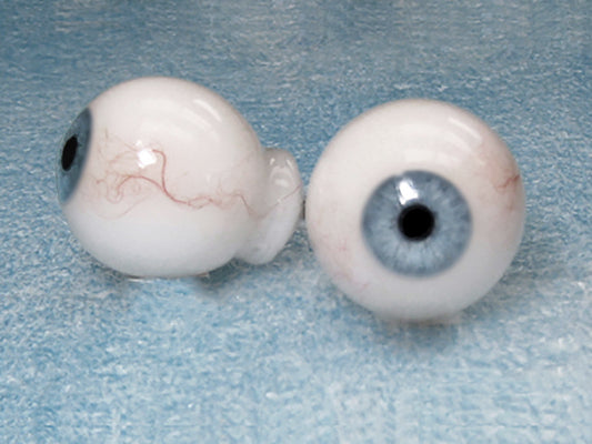 Yeux de poupée et de mannequin avec vaisseaux et veines 27 mm