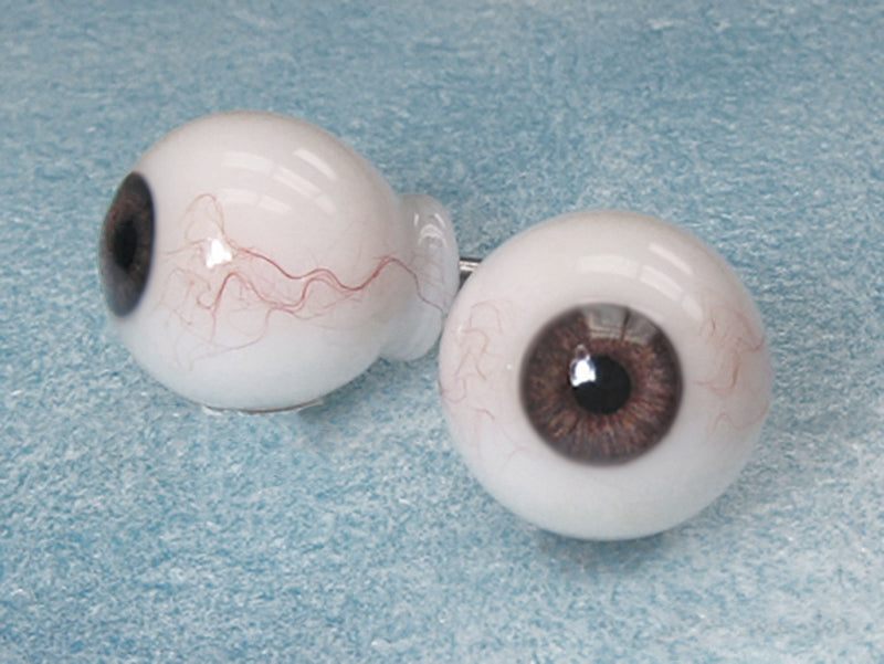 Yeux de poupée et de mannequin avec vaisseaux et veines 27 mm