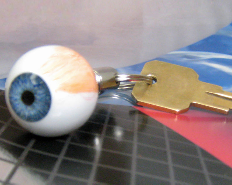 Porte-clés globe oculaire