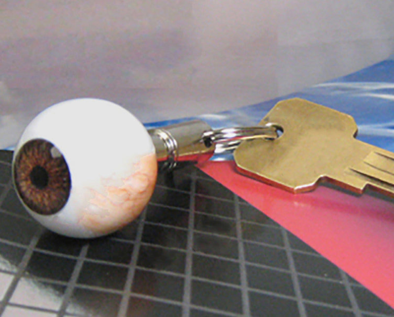 Porte-clés globe oculaire