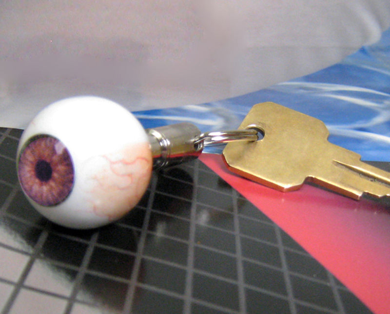 Porte-clés globe oculaire