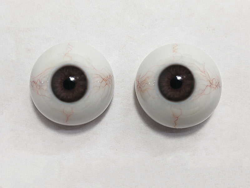 Yeux animatroniques très réalistes avec vaisseaux et veines 28 mm
