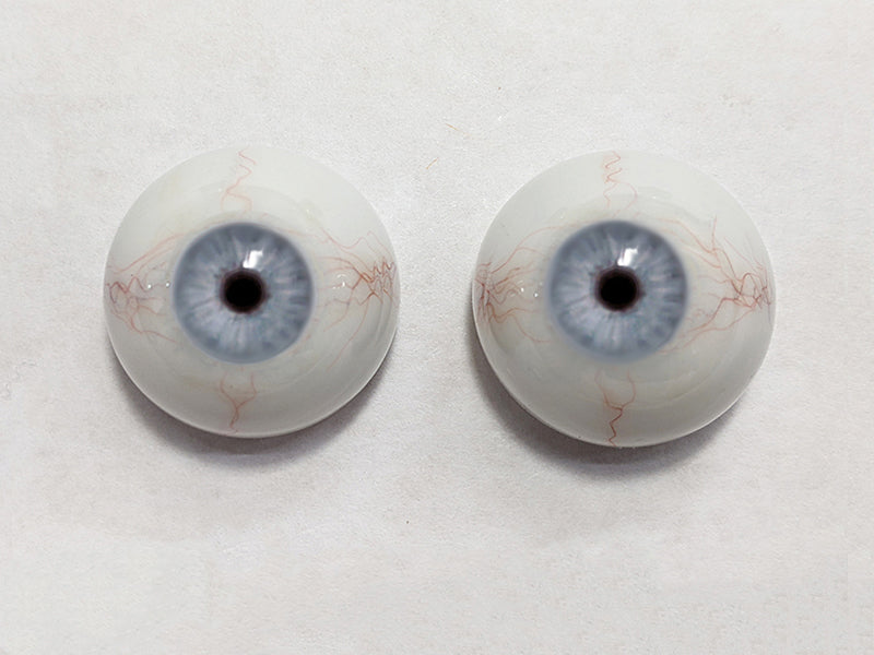 Yeux animatroniques très réalistes avec vaisseaux et veines 28 mm