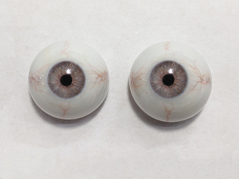 Yeux animatroniques très réalistes avec vaisseaux et veines 28 mm