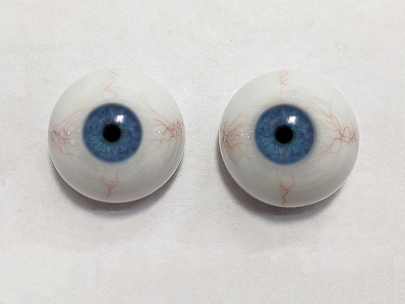 Yeux animatroniques très réalistes avec vaisseaux et veines 28 mm