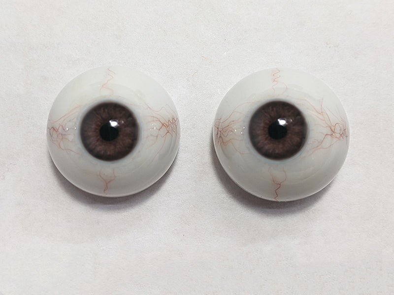 Yeux animatroniques très réalistes avec vaisseaux et veines 28 mm
