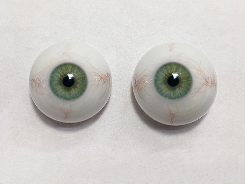 Yeux animatroniques très réalistes avec vaisseaux et veines 28 mm
