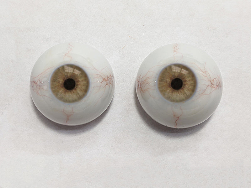 Yeux animatroniques très réalistes avec vaisseaux et veines 28 mm