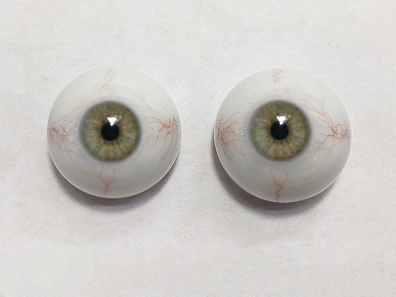 Yeux animatroniques très réalistes avec vaisseaux et veines 28 mm