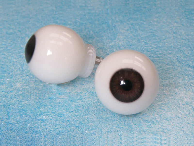 Yeux en verre acrylique humains 27 mm