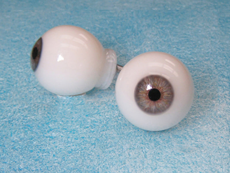 Yeux en verre acrylique humains 27 mm