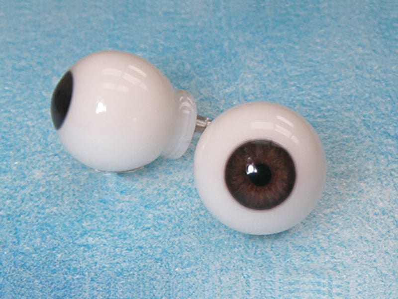 Yeux en verre acrylique humains 27 mm
