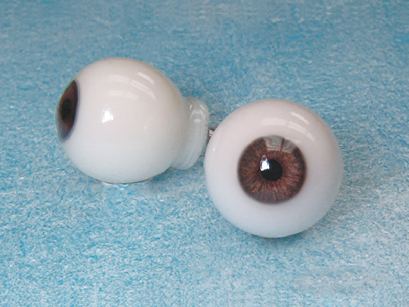 Yeux en verre acrylique humains 27 mm